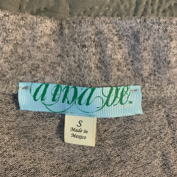 Grey off the shoulder sweater type top! - Picture 2 of 3